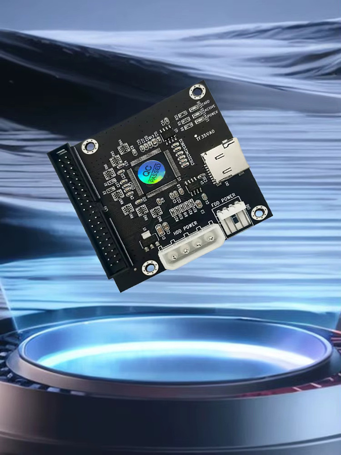 ALLOYSEED TF Micro SD auf 3,5-Zoll IDE 40PIN Adapterkarte in Schwarz - Bild 7