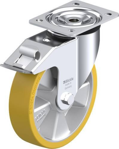 Blickle Lenkrolle L-ALTH 200K-FI mit Feststeller, Rad-Durchmesser: 200 mm, Tragfähigkeit: 400 kg - Bild 1