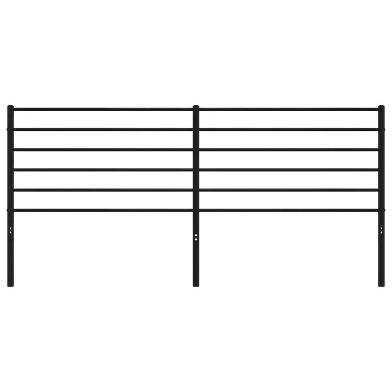 Vidaxl Metall-Kopfteil in Schwarz im klassischen und modernen Design - Bild 2