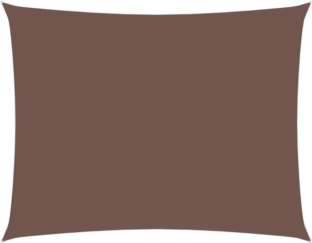 Furnicato Sonnensegel aus PU-beschichtetem Oxford-Gewebe, rechteckig, Braun, Breite: 35 m, Tiefe: 5 m - Bild 1