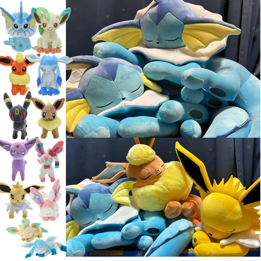 Aoger Pokémon Eeveelution Plüschtiere, Set / Bundle, Bunt / Mehrfarbig - Bild 3
