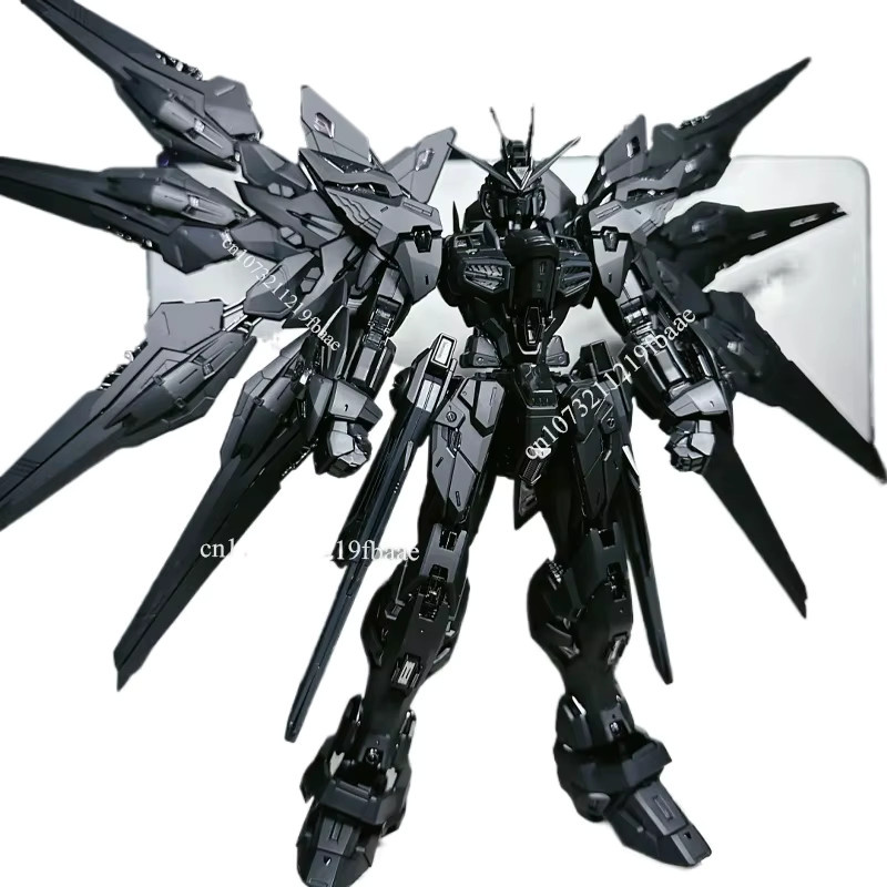 CHANGLONG 7701 STRIKE FREEDOM MGEX 1/100 MG Mitternacht Beschichtung, Modell Kit, Action Figur, Mecha, Schwarz - Bild 5
