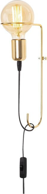 Opviq Wandleuchte Pota in Gold aus Eisen mit E27 Fassung, B/H/T: 15 x 30 x 15 cm - Bild 1