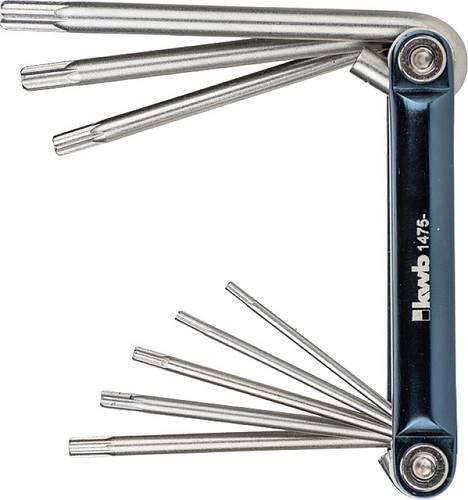 kwb TAMPER-T-Stiftschlüsselsatz Torx 8-teilig aus Stahl - Bild 1