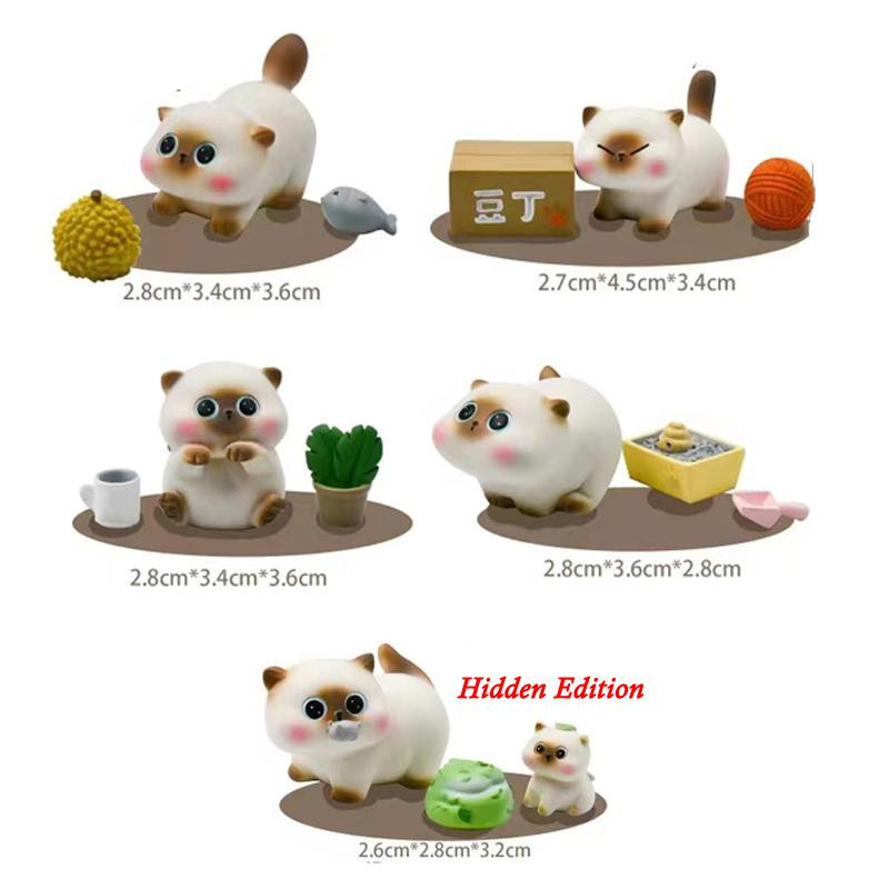 Fashnics Siamkatze Blind Box Mini-Figur Kätzchen Puppe - Bild 3