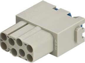 Harting Han EE Quick-Lock Modul Buchse Grau aus Kunststoff 09140082733 - Bild 1
