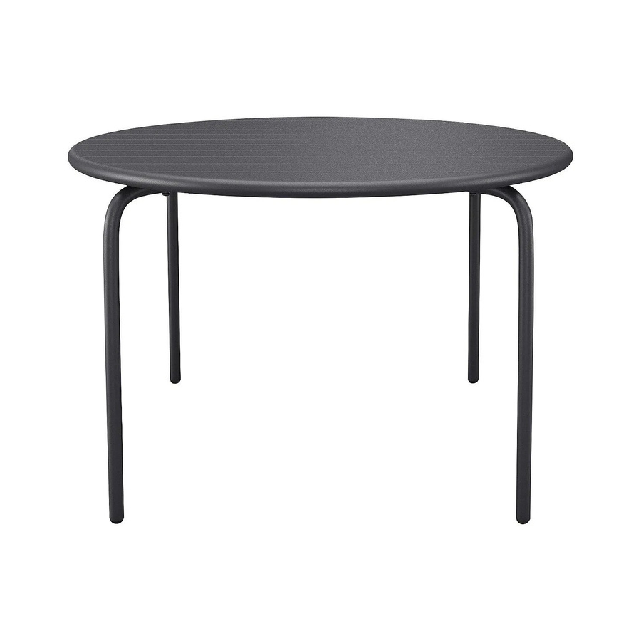 MYLIA Gartentisch Mirmande aus Metall in Anthrazitgrau, Durchmesser: 130 cm - Bild 2