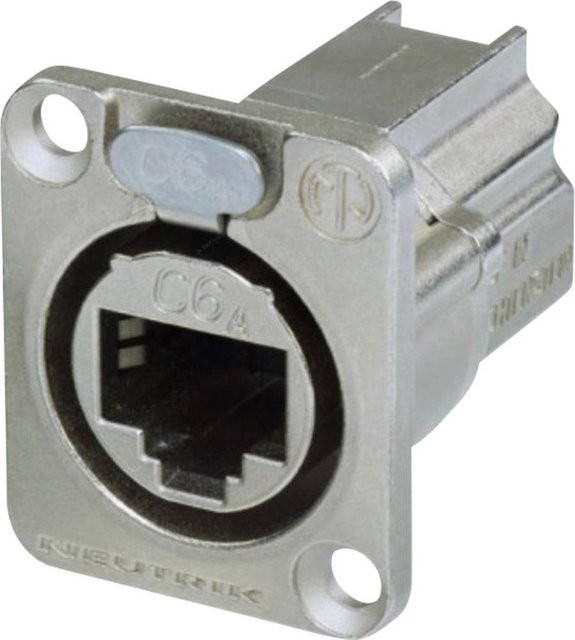 Neutrik etherCON D Serie RJ45 Datensteckverbinder Buchse NE8FDX-P6 Nickel/Silver - Bild 1