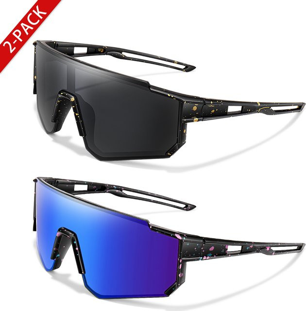 LOISRUBY Sonnenbrille Kids, Vollrand, Wrap, Kunststoff - Bild 1