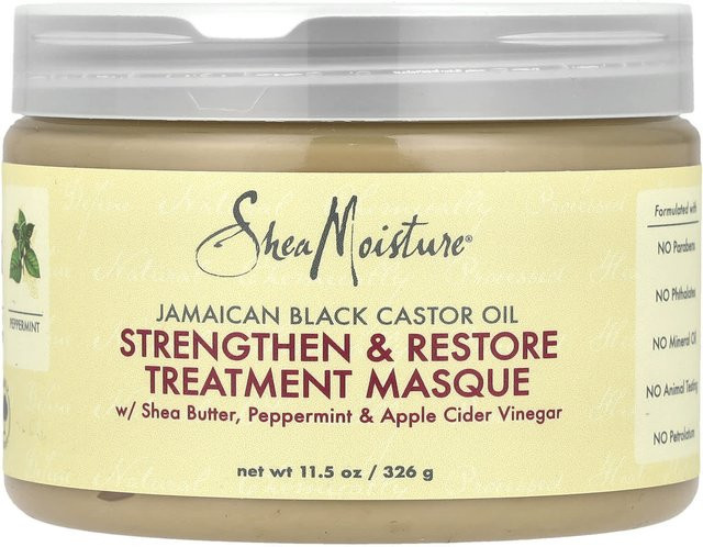 SheaMoisture Jamaikanisches Schwarzes Rizinusöl Maske, 326 g, Coloriertes Haar - Bild 1