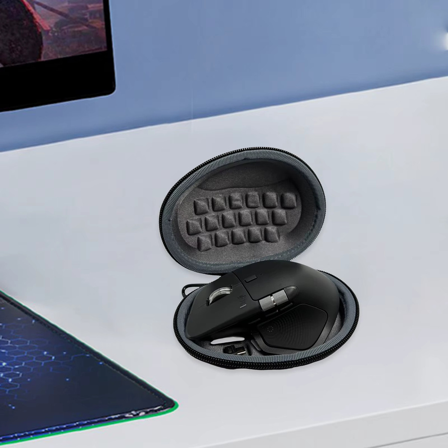 ALLOYSEED Hartschalen-Schutzhülle für Logitech MX Master 3S und MX Master 3, Schwarz - Bild 3