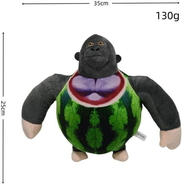 Yiran toy Brainrot Plüschtier, Wassermelone Hirsch Zebra Tiger, ab 14 Jahren - Bild 1