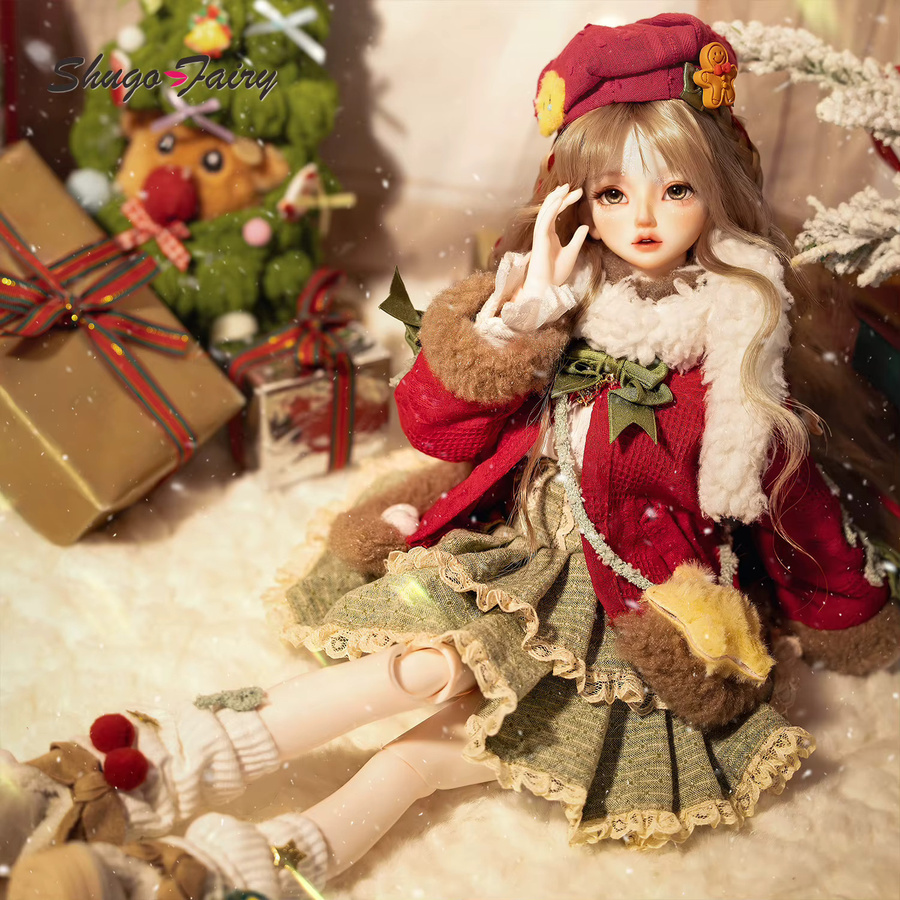 ShugaFairy BJD Puppe 1/4 Sano F Kopf Winter Olaf Stil, Harz Figur - Bild 3