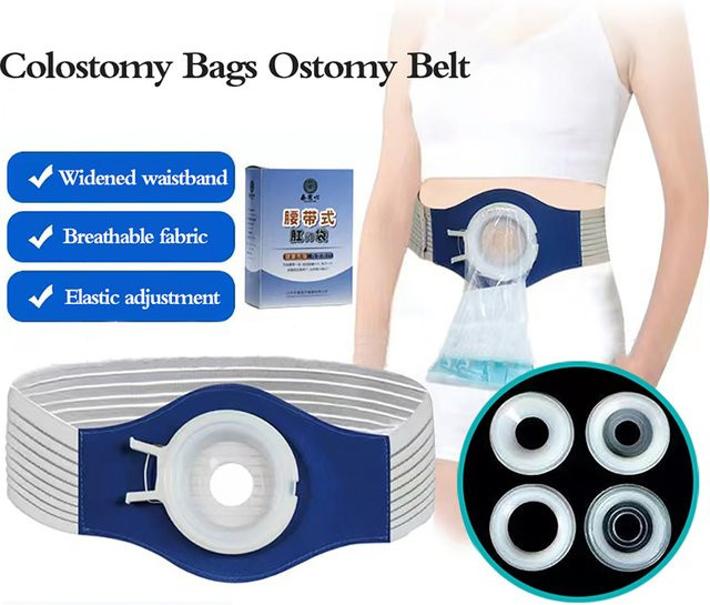 Kolos tomie Stoma Gürtel mit Urostomie Beutel und Ileostomie Beutel - Bild 1