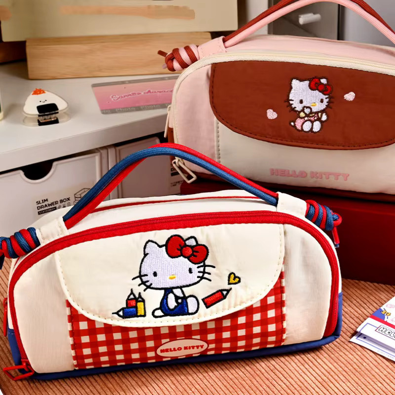Hellokitty Federmäppchen aus Textil in Multicolour für Mädchen und Studenten - Bild 3