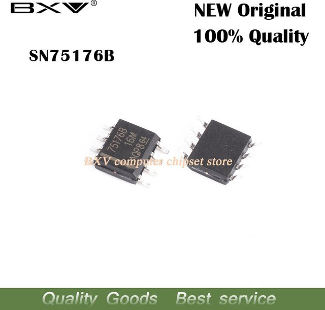 10 Stück SN75176BDR SOP8 SMD integrierter Schaltkreis in Schwarz - Bild 1