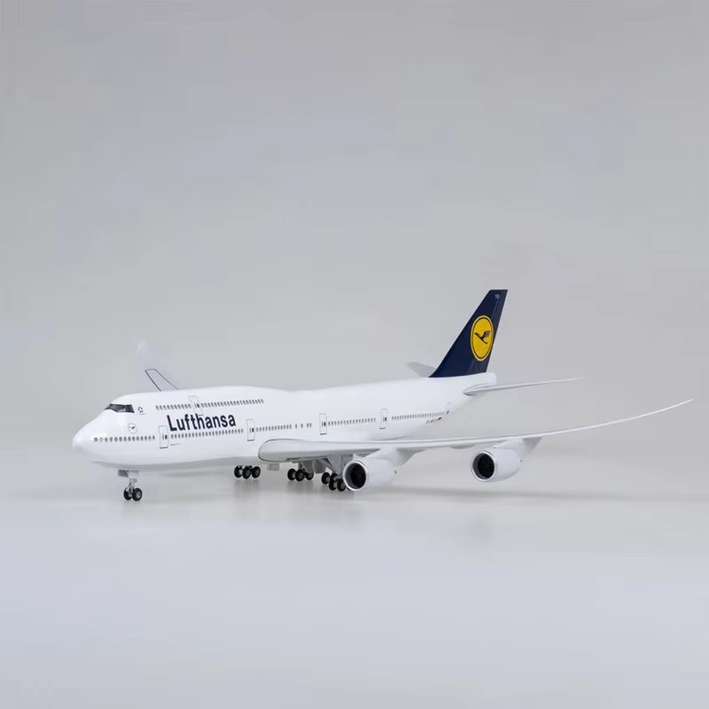 Lufthansa B747 Flugzeugmodell, 1:157, Metall, Weiß - Bild 2