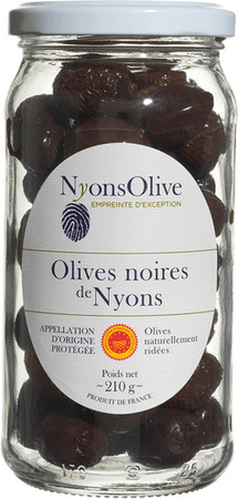 NyonsOlive Schwarze Oliven aus Nyons 210 g