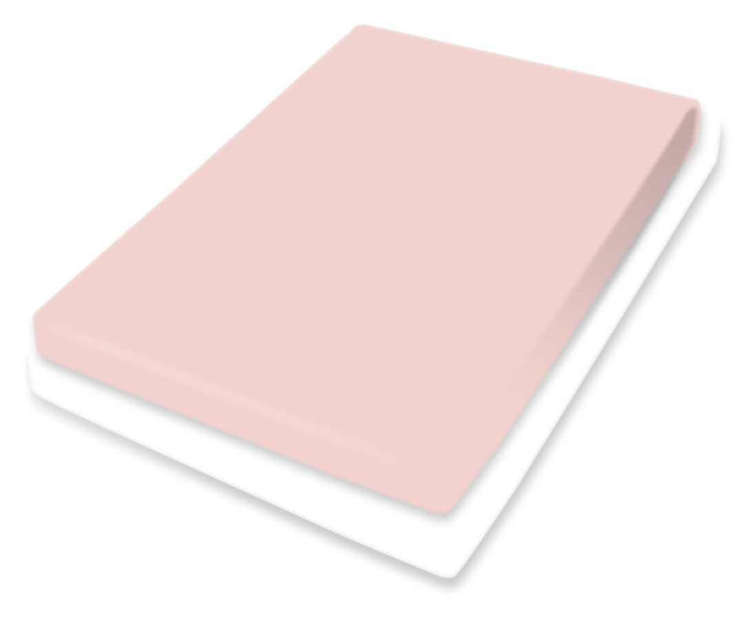 Bassetti Topper Spannbetttuch aus Baumwolle in Pink - Bild 1