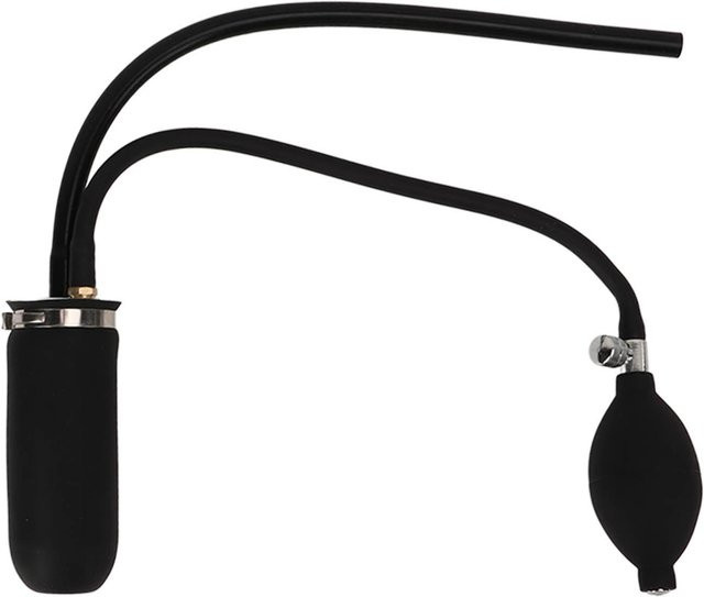 Binchi Outdoor Product Erweiterbarer Einlassadapter für Rauchmaschinenblasen zur Diagnose mit Automobil-Rauchleckdetektor, Schwarz - Bild 1