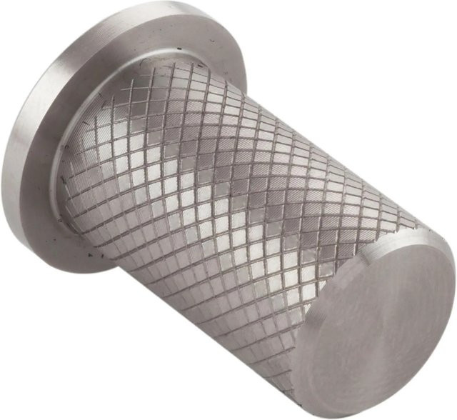 Furnipart Möbelknopf Harlequin aus Edelstahl in Silber, Durchmesser: 17 mm, gerändelt - Bild 1