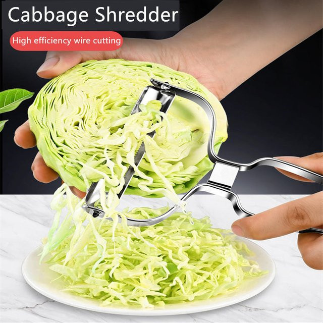 Kitchya Gemüsehobel und Kohl-Schredder in Silber für die Küche - Bild 1