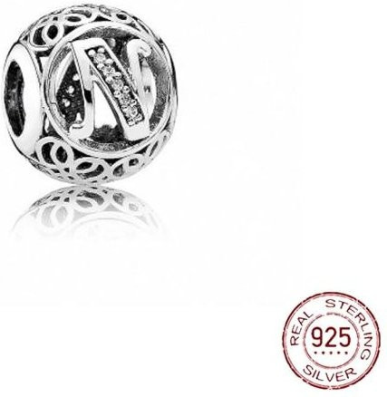 Allbestart Armband Charm, 925 Silber, Buchstabe AZ, Zirkonia, Damen - Bild 1