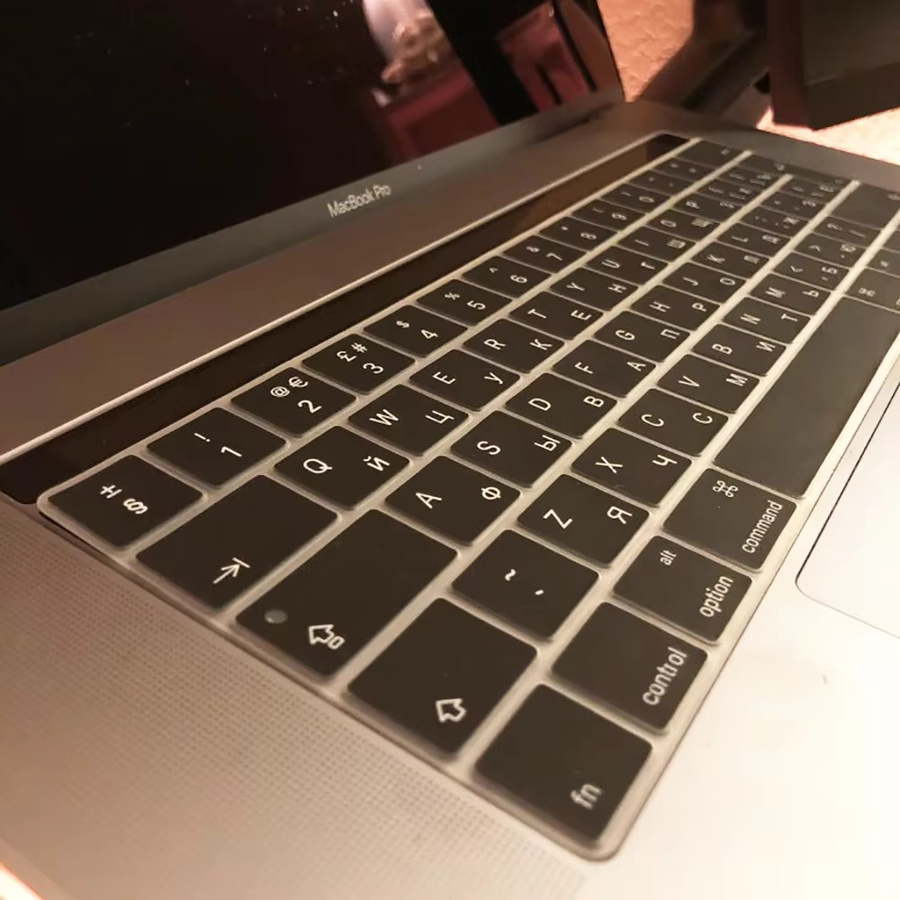Silikon-Tastaturschutz für Apple MacBook Air 13/12/15/16 Pro Touchbar Modelle A2992 A3113 A2941 A1990 A3114 A2289 A2337 A2141 - Bild 6
