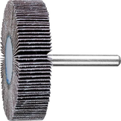 PFERD SIC Fächerschleifer SIC150 für harte Nichteisenmetalle, Durchmesser: 60 mm, Breite: 15 mm, Schaft-Durchmesser: 6 mm, Farbe: grau, 10 Stück - Bild 1