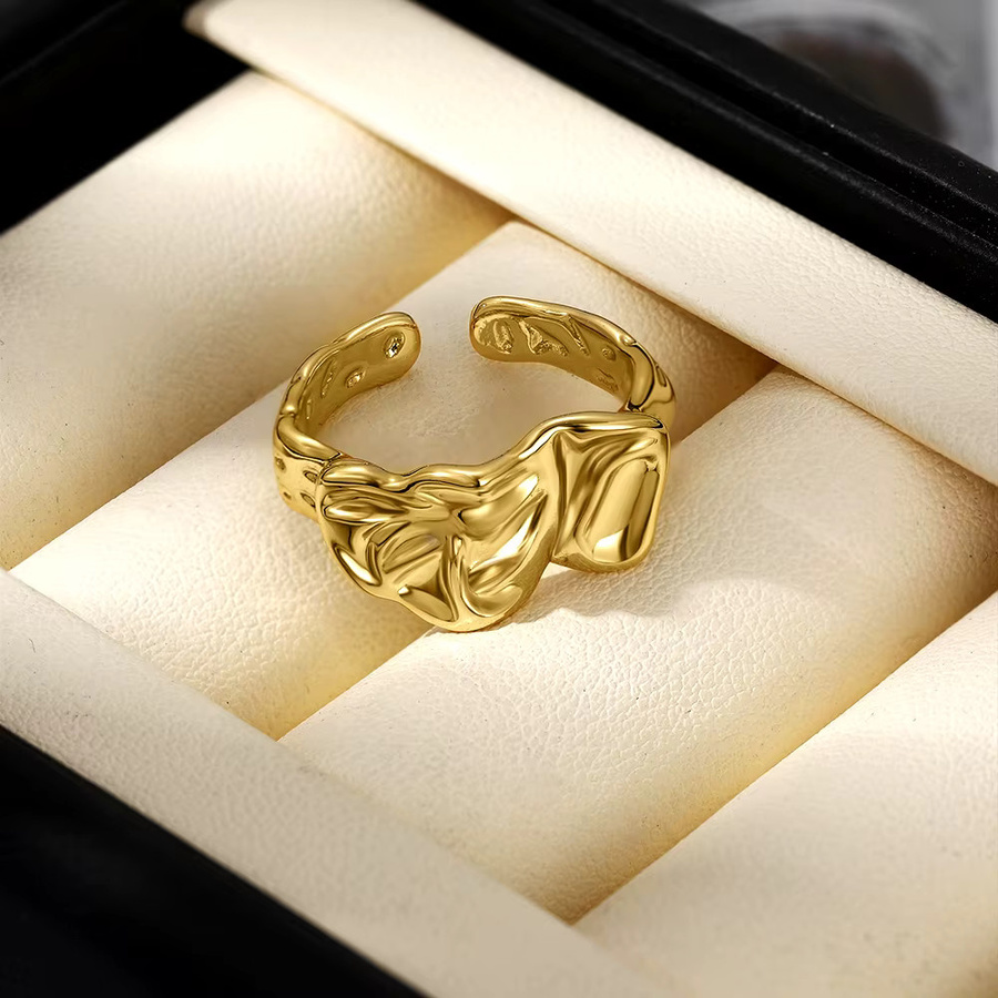 Erpels Ring Edelstahl, Gold, Unisex - Bild 3