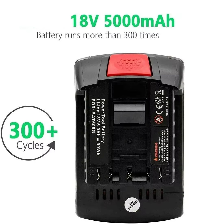 Bosch 18V 6,0Ah Lithium-Ionen-Akku GBA in Schwarz - Bild 3