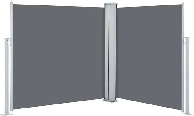 vidaXL Ausziehbare Seitenmarkise Anthrazit B/H: 120 x 600 cm - Bild 1