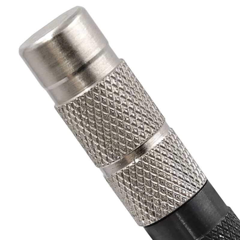 QSTEXPRESS Automatischer Körner Locator in Silber und Schwarz, 128mm oder 155mm, Körner für Holzbearbeitung und Fensterbruch - Bild 3