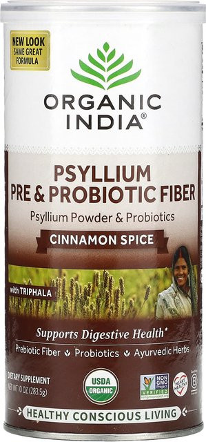 Organic India Flohsamenschalen Zimtgewürz 283 g - Bild 1