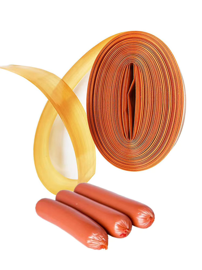 SAFEBET Kunststoff-Wurstgehäuse hellbraun für Fleisch und Geflügel, Breite: 32 mm, Durchmesser: 20 mm - Bild 3