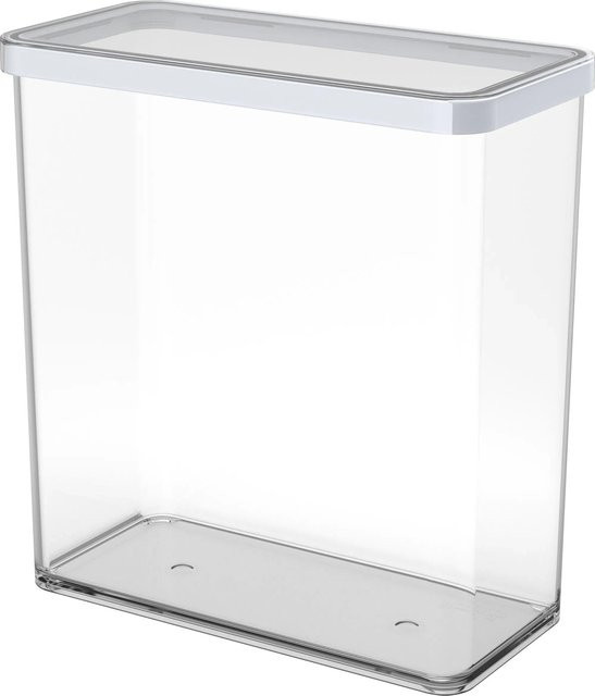 Rotho Dose Loft Premium Rechteckig Weiß-Transparent - Bild 1