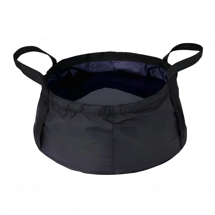 Evocamp Faltbare Waschschüssel 8,5 Liter in Schwarz aus wasserdichtem Nylon - Bild 2
