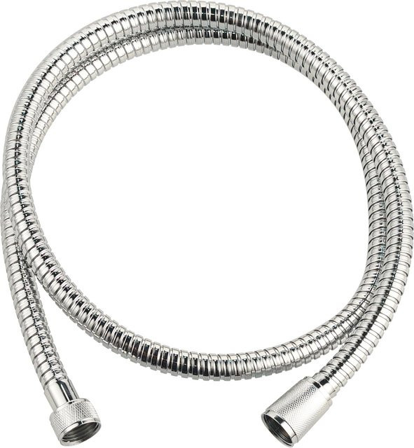 baliv Metall Brauseschlauch BSL-125.10 für Handbrausen, verchromt, Silber, Länge: 125 cm - Bild 1