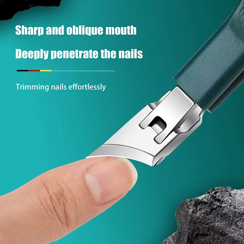 JCSYFAC Nagelschere für die Fußpflege, Edelstahl, Metallic - Bild 2