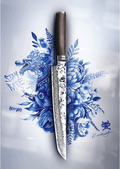KAI TM Shun Premier Tanto Messer mit Damastklinge und Holzgriff in Multicolour - Bild 1