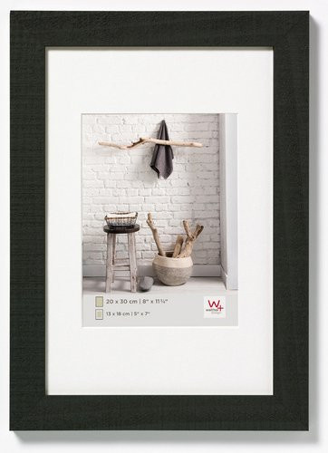 Walther Design Bilderrahmen HOME aus Holz in Schwarz, Breite: 22,6 cm, Höhe: 28,6 cm - Bild 1