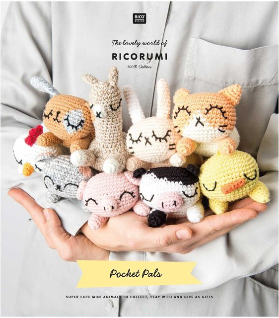Rico Design Ricorumi Pocket Pals Anleitungsheft Tiere Bunt / Mehrfarbig - Bild 1