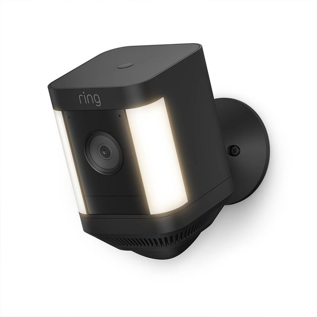 Ring Spotlight Cam Plus Akku-Überwachungskamera in Schwarz - Bild 1