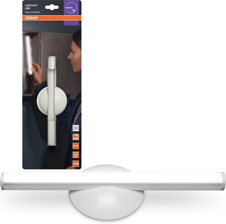 Osram LEDstixx Akku mobile LED Leuchte USB 3W Kaltweiß Silber