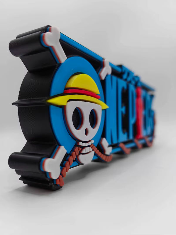 Bandai One Piece 3D Logo Standfigur aus Kunststoff, mehrfarbig - Bild 3