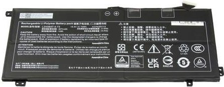 Clevo Notebook-Akku L240BAT-4-73 in Schwarz mit 4675 mAh und 15.40V - Bild 1