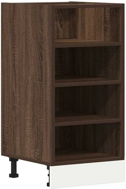 vidaXL Unterschrank Riga in Eiche Braun, B: 40 cm, T: 44,5 cm, H: 81,5 cm - Bild 1
