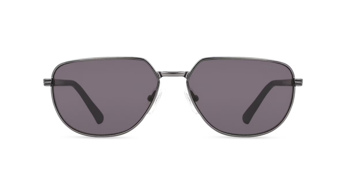 Guess GU00042 Sonnenbrille, Vollrand, Quadratisch, Metall, Grau, Herren - Bild 1