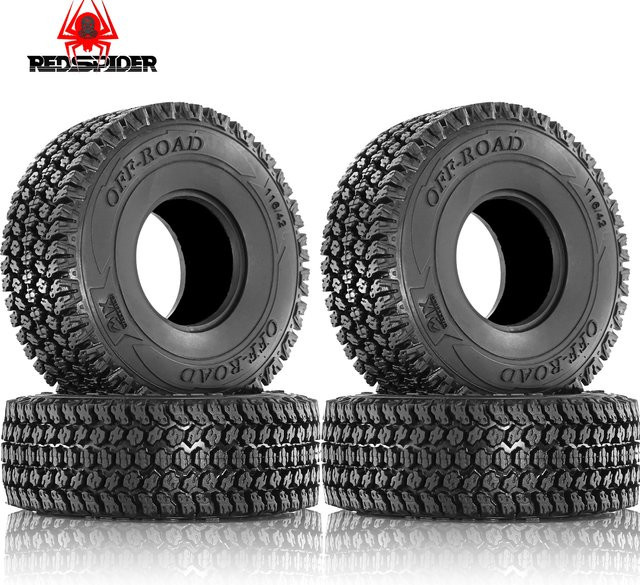 RS Red Spider 1.9 Crawler-Reifen, 4-teiliges Set, 116 mm, Schaumstoff - Bild 1