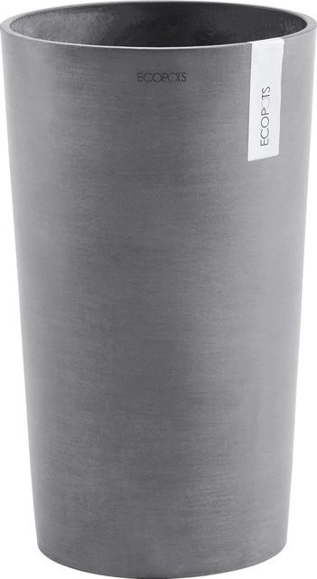 Ecopots Pflanztopf Amsterdam in Grau mit Durchmesser: 30 cm und Höhe: 50 cm - Bild 1
